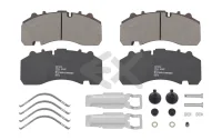 Колодки дискового тормоза EXOVO 29167E WVA 29167 с монтажным комплектом BPW DAF MAN