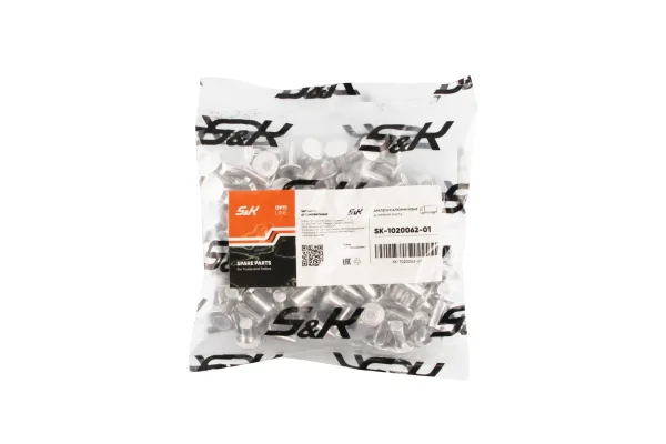 Комплект алюминиевых заклепок S&K GMBH 6.35х13, 100 шт