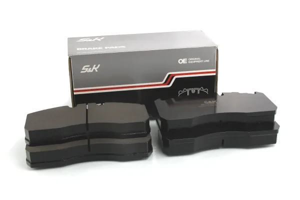 Колодки тормозные дисковые S&K GMBH 216 × 110,2 × 29 мм с установочным комплектом