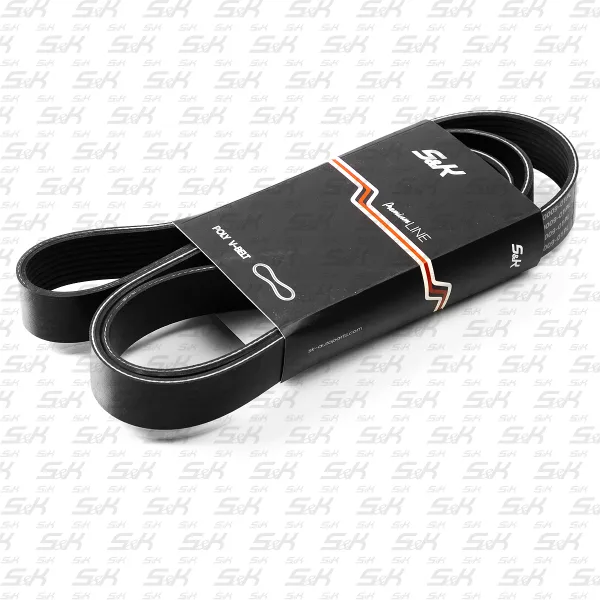 Ремень поликлиновой S&K GMBH 8PK1675, 1675 мм, 8 ручьёв, Premium Line