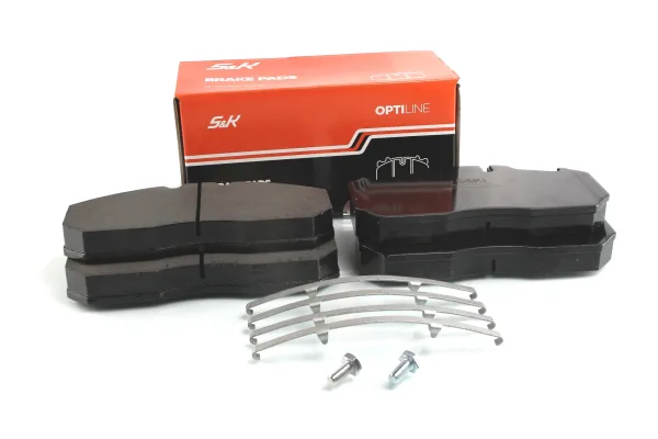 Колодки дискового тормоза S&K GMBH SK29156-02 WVA 29131/29156 с пластинами