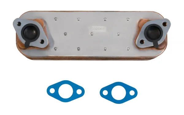 Масляный теплообменник MAN EXOVO 03206E 250×78×61 мм с прокладками OEM 021820206601