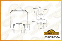 Рессора грузовая Renault Trucks / Scania SONDER 09.003.0304 для коммерческого транспорта