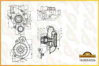 Насос водяной грузовой Renault Trucks / Volvo SONDER 13.003.0024