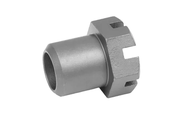 Гайка ступицы EXOVO 11012E для ЛиАЗ М24×2 с прорезями OEM 52562919112