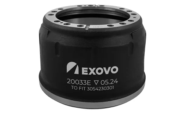 Барабан тормозной EXOVO 20033E для Mercedes-Benz — D=410 B=236 H=306 мм